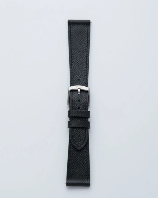Cinturino in Pelle Saffiano Verde "Capri"