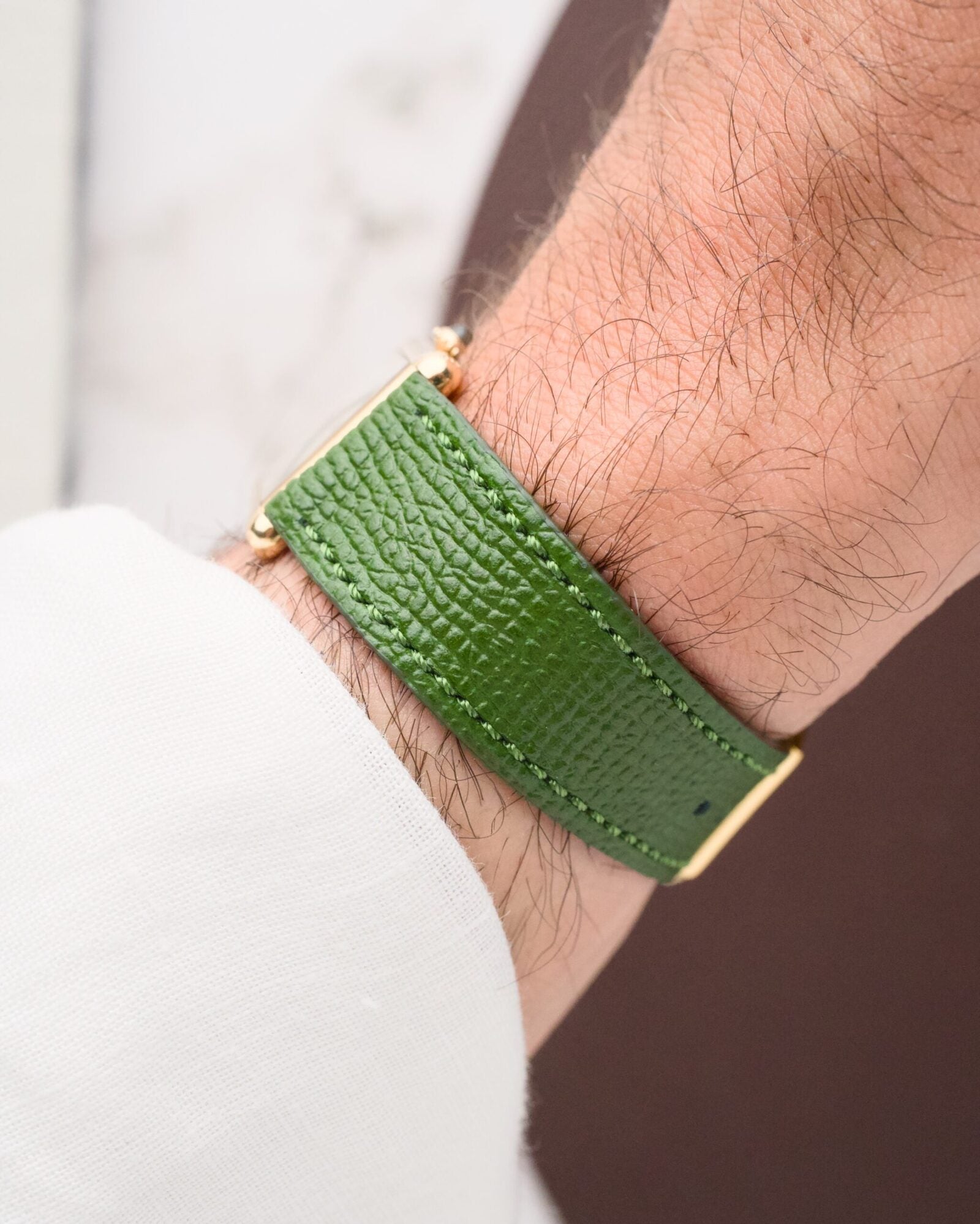 Milano | Pelle Martellata Verde